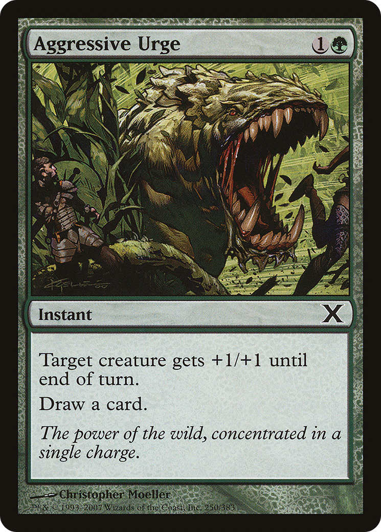 Aggressive Urge [Tenth Edition] Foil