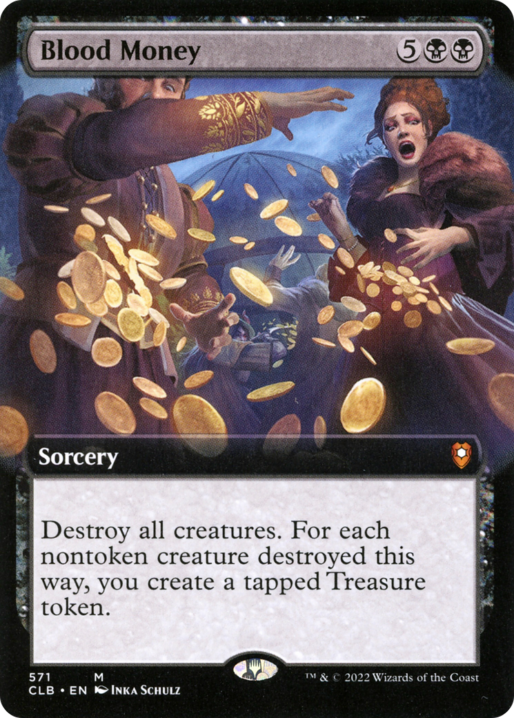 Blood Money (Extended Art) [Commander Legends: Battle for Baldur's Gate] Foil