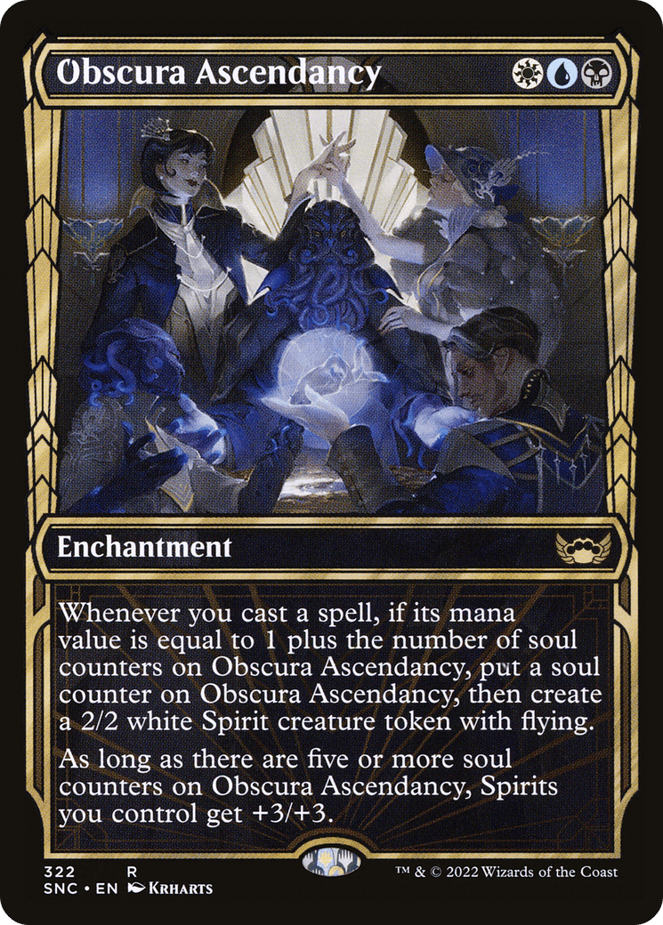 Obscura Ascendancy (Showcase Golden Age) [Streets of New Capenna] Foil