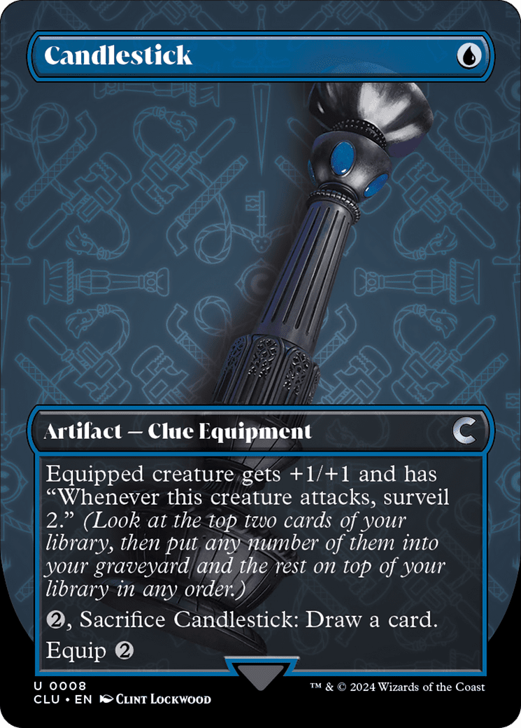 Candlestick (Borderless) [Ravnica: Clue Edition]