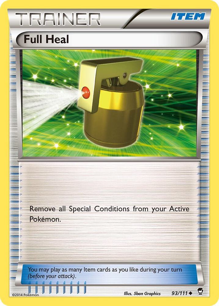 Full Heal 93/111 (XY - Furious Fists) 