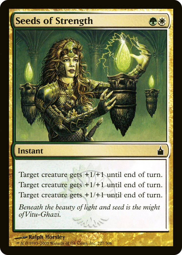 Seeds of Strength [Ravnica: City of Guilds] Foil