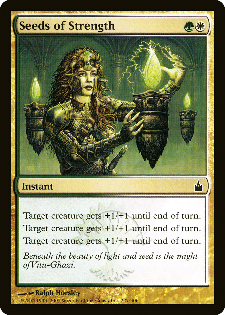Seeds of Strength [Ravnica: City of Guilds] Foil