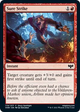Sure Strike 179/277 (Innistrad: Crimson Vow) 