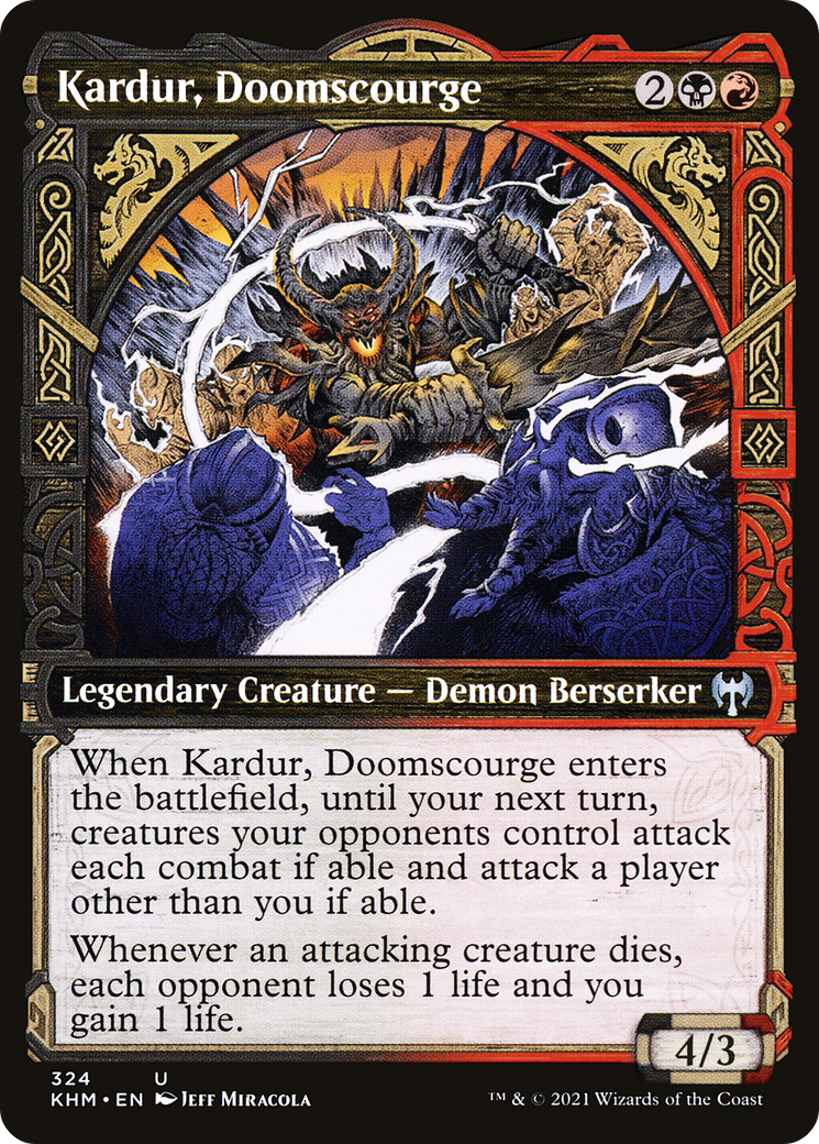 Kardur, Doomscourge (Showcase) [Kaldheim] Foil
