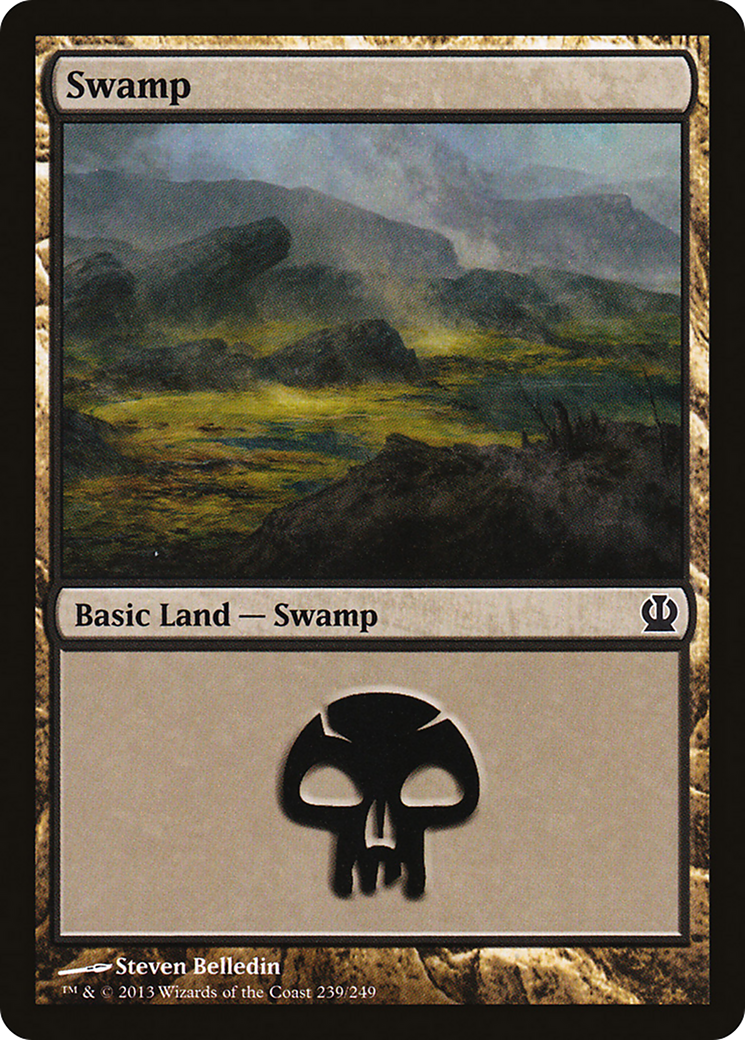Swamp (239) [Theros] Foil