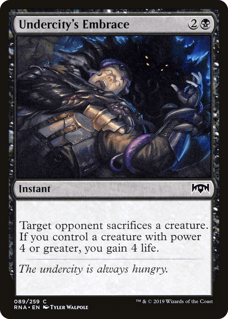 Undercity's Embrace [Ravnica Allegiance] Foil