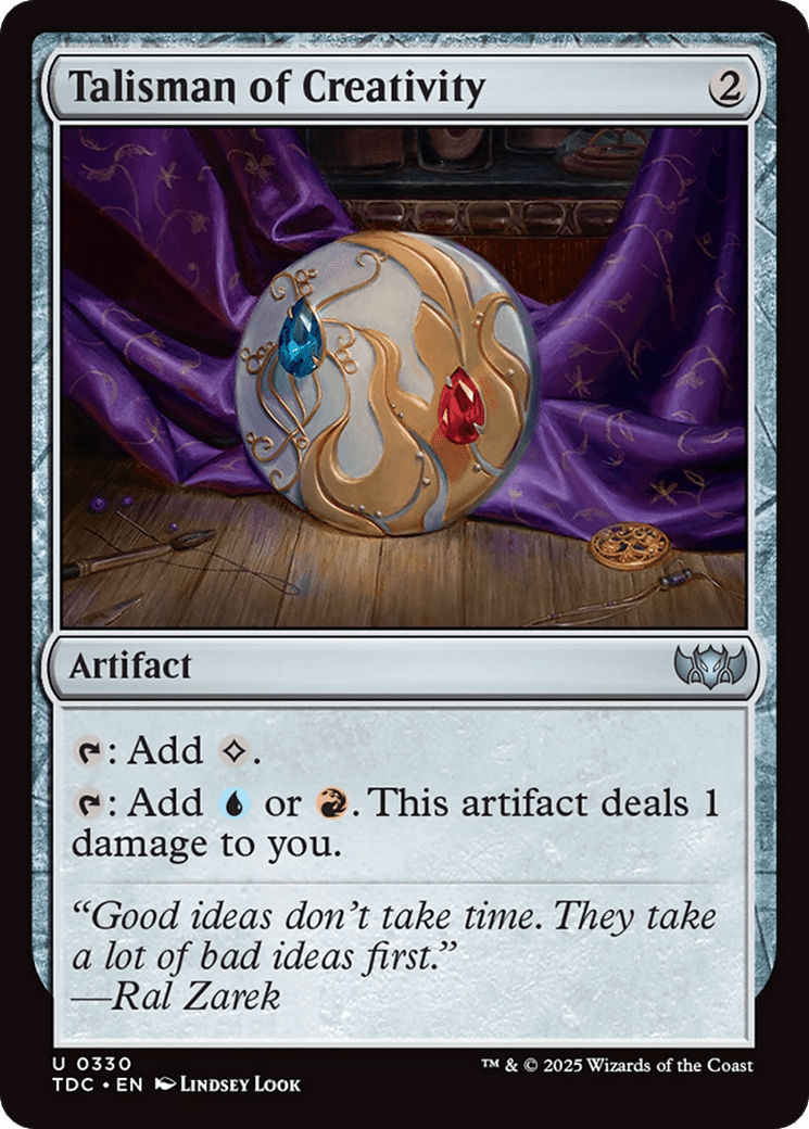 Talisman of Creativity (330) [Commander: Tarkir: Dragonstorm]