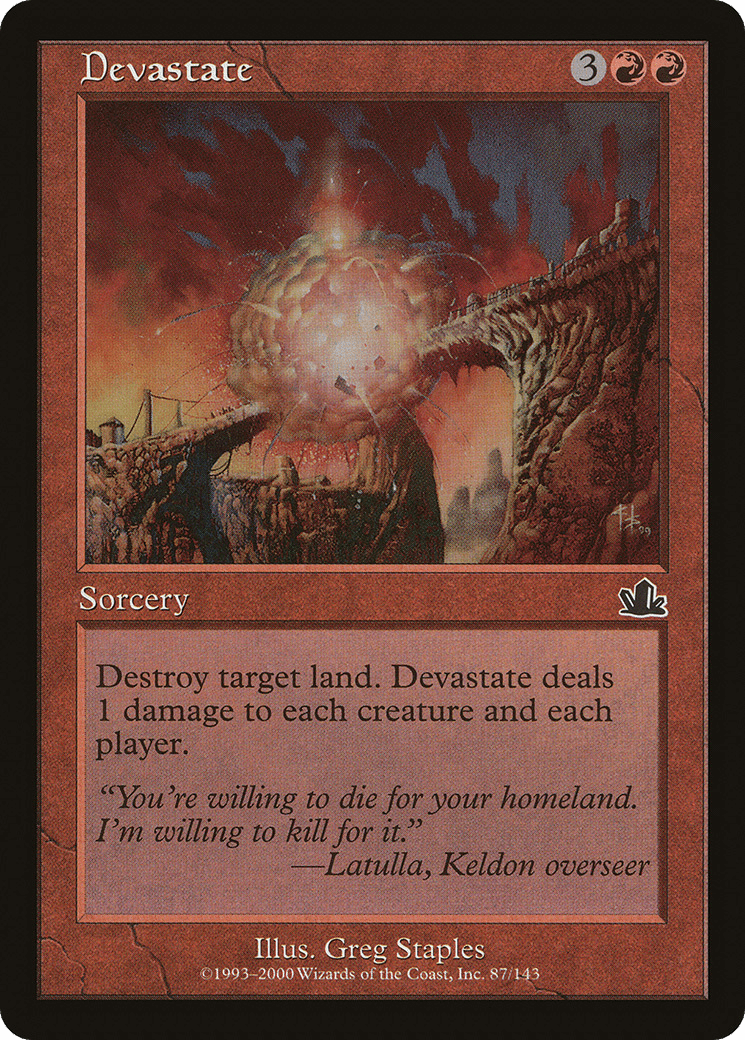 Devastate [Prophecy] Foil