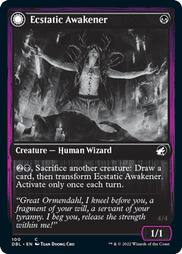 Ecstatic Awakener // Awoken Demon [Innistrad: Double Feature] Foil