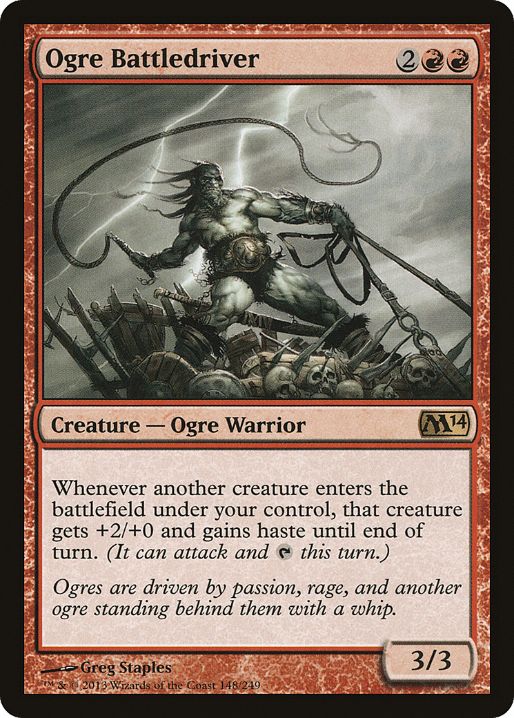Ogre Battledriver [Magic 2014] Foil