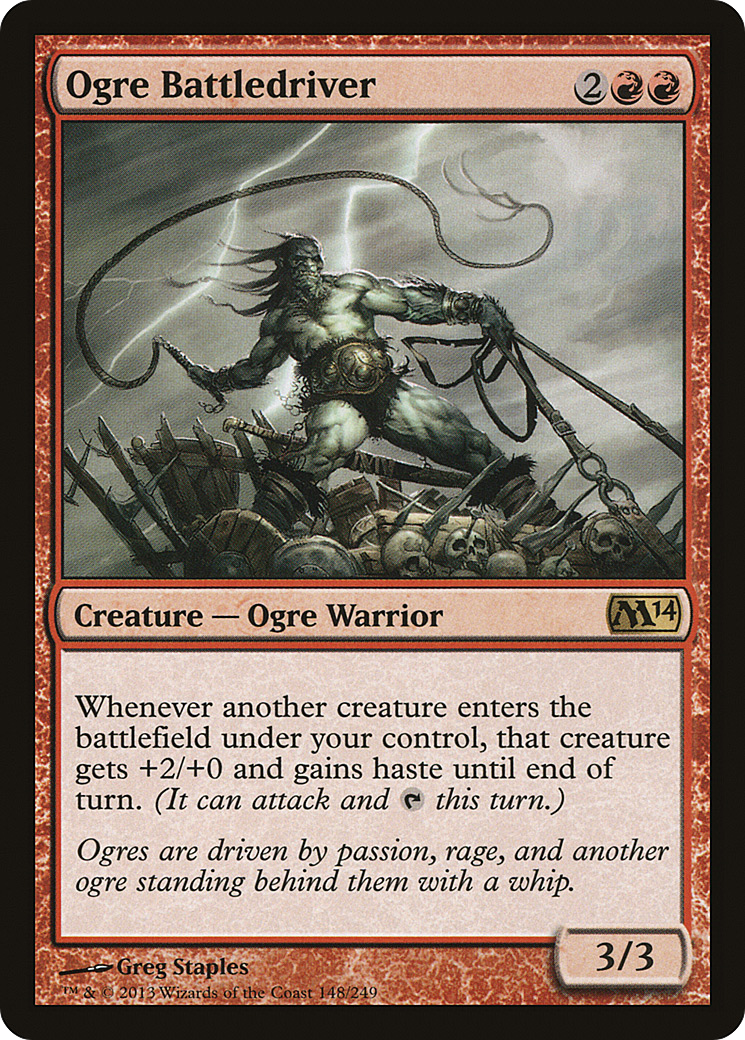 Ogre Battledriver [Magic 2014] Foil