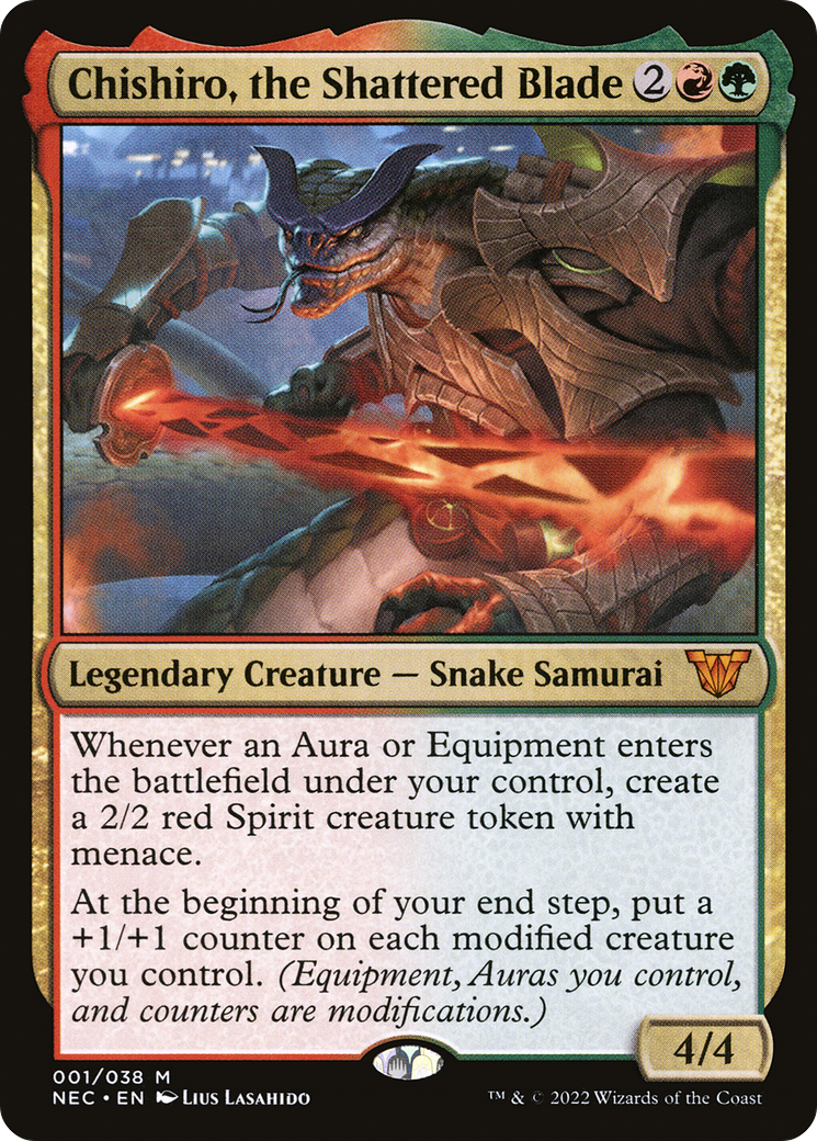 Chishiro, the Shattered Blade [Kamigawa: Neon Dynasty Commander] Foil