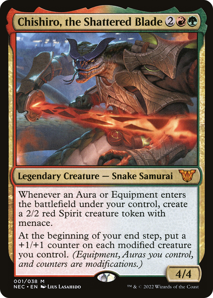 Chishiro, the Shattered Blade [Kamigawa: Neon Dynasty Commander]