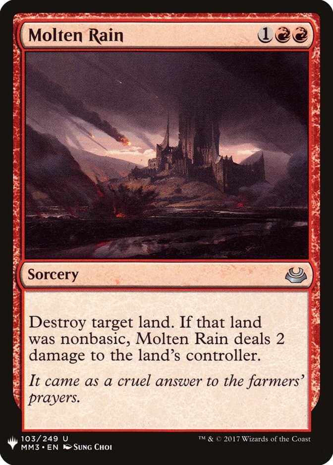 Molten Rain |  (MM3-103) [The List]