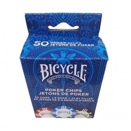 Bicycle Games and Accessories | 8g 50ct Clay Poker Chips