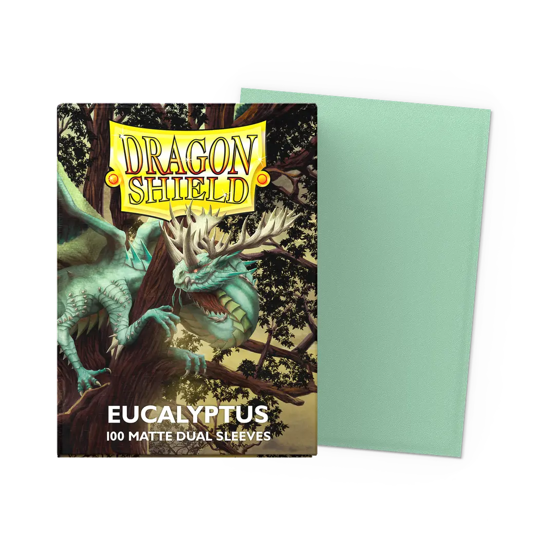 Dragon Shield | Standard Size Sleeves | 100ct | Eucalyptus (Dual Matte)