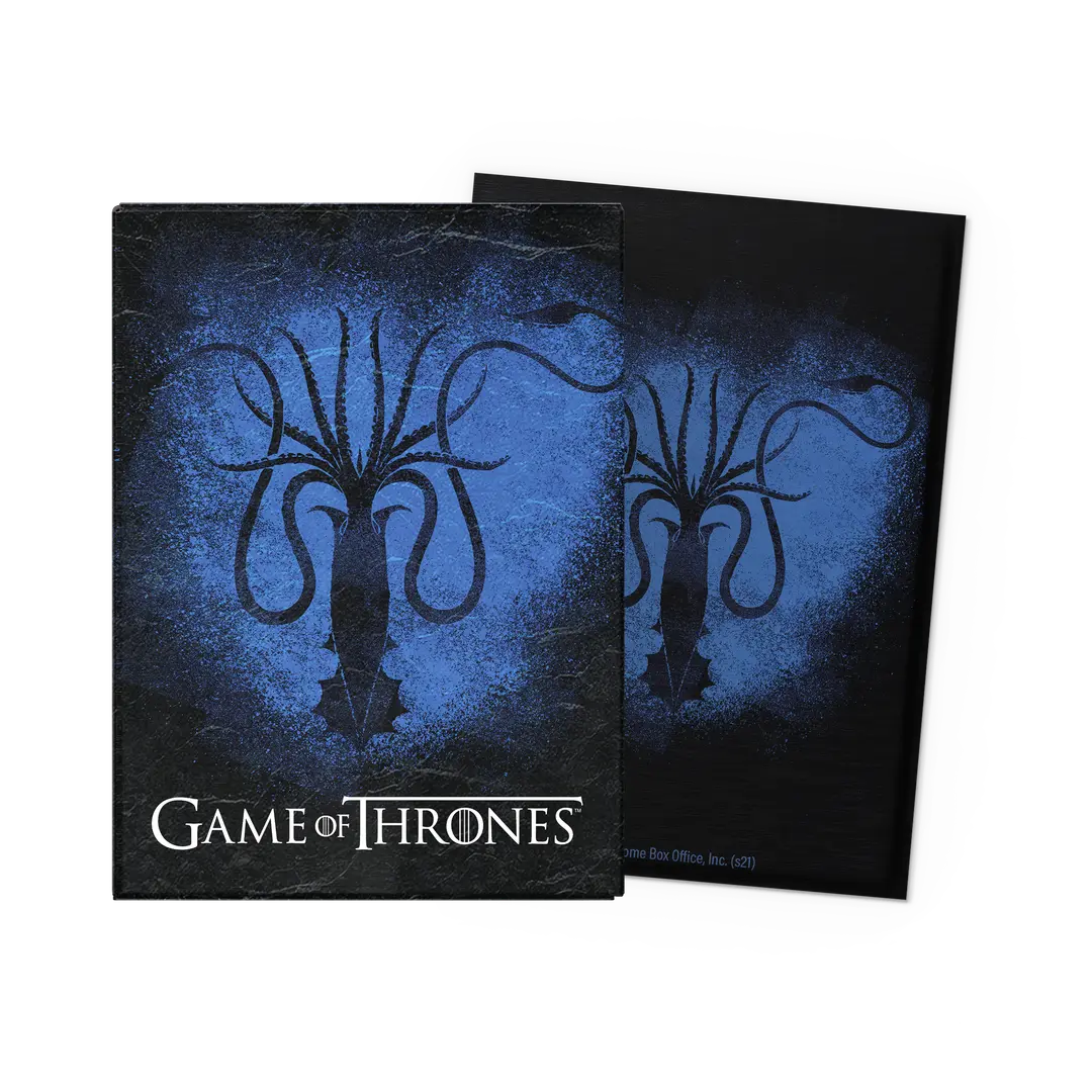 Dragon Shield | Standard Size Sleeves | 100ct | Game of Thrones: House Greyjoy (Art Brushed)