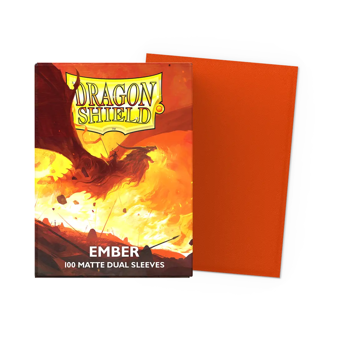 Dragon Shield | Standard Size Sleeves | 100ct | Ember (Dual Matte)
