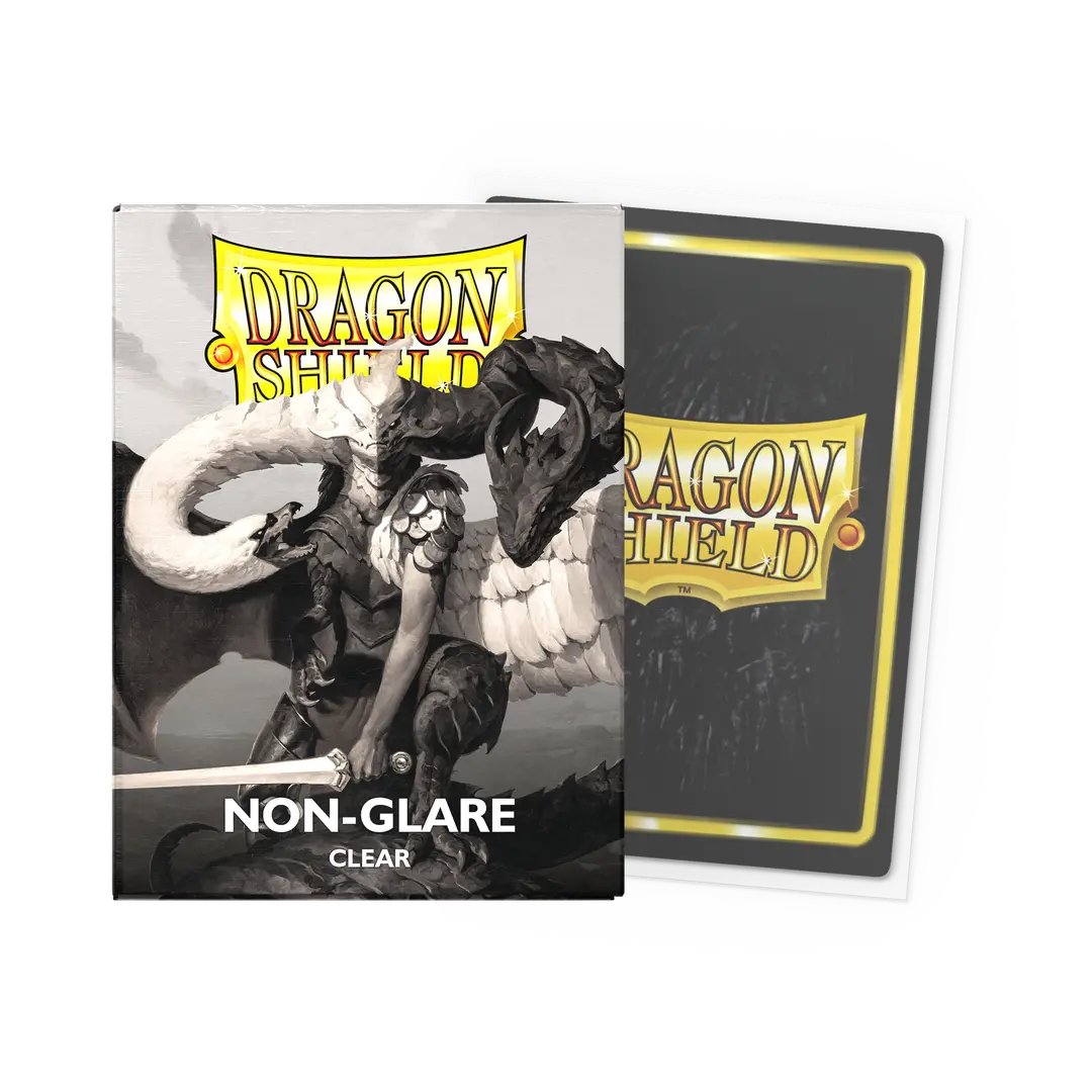 Dragon Shield | Standard Size Sleeves | 100ct | Non-Glare | Clear (Matte)