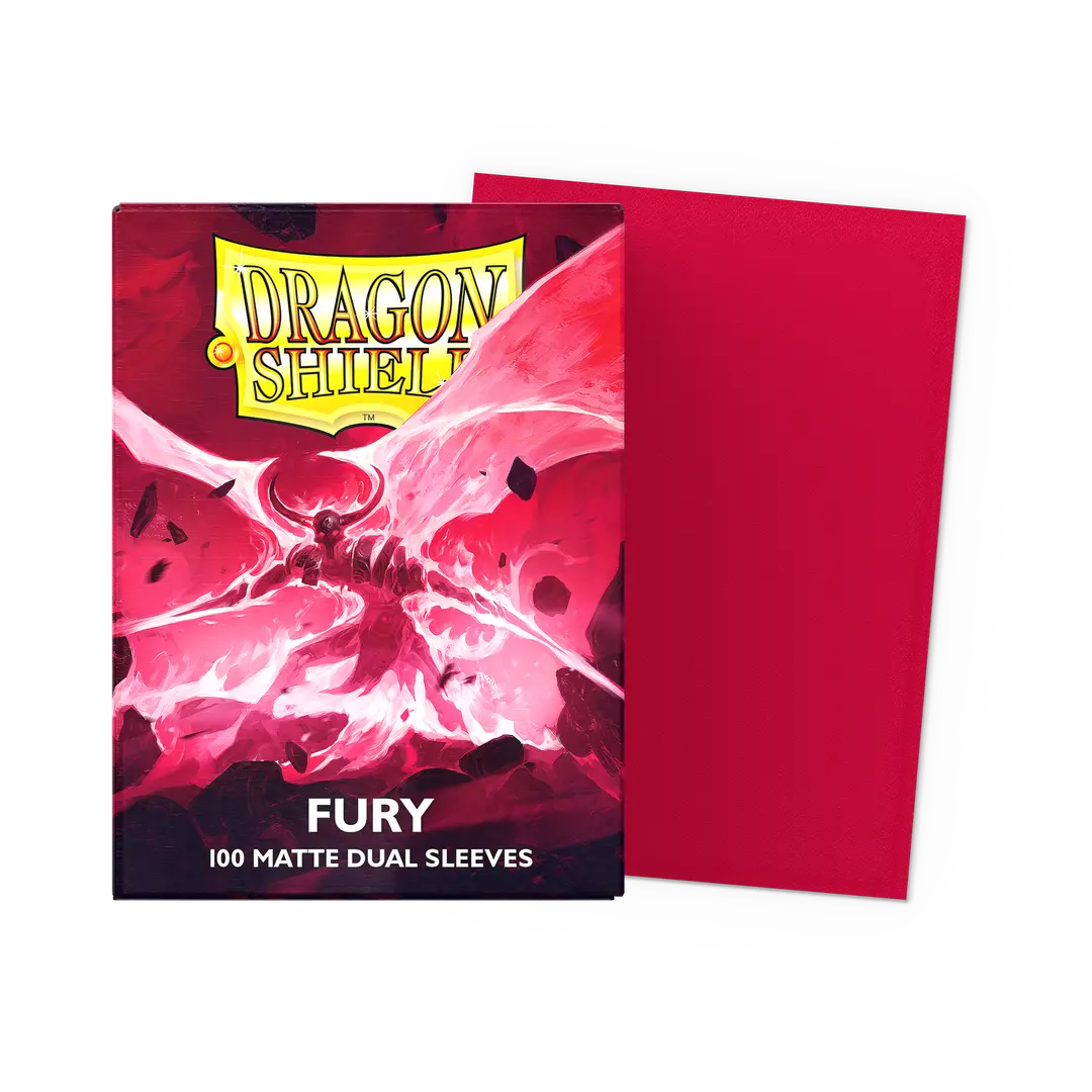 Dragon Shield | Standard Size Sleeves | 100ct | Fury (Dual Matte)