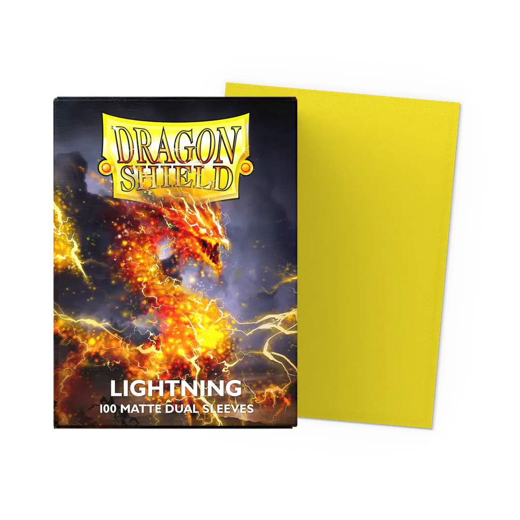 Dragon Shield | Standard Size Sleeves | 100ct | Lightning (Dual Matte)