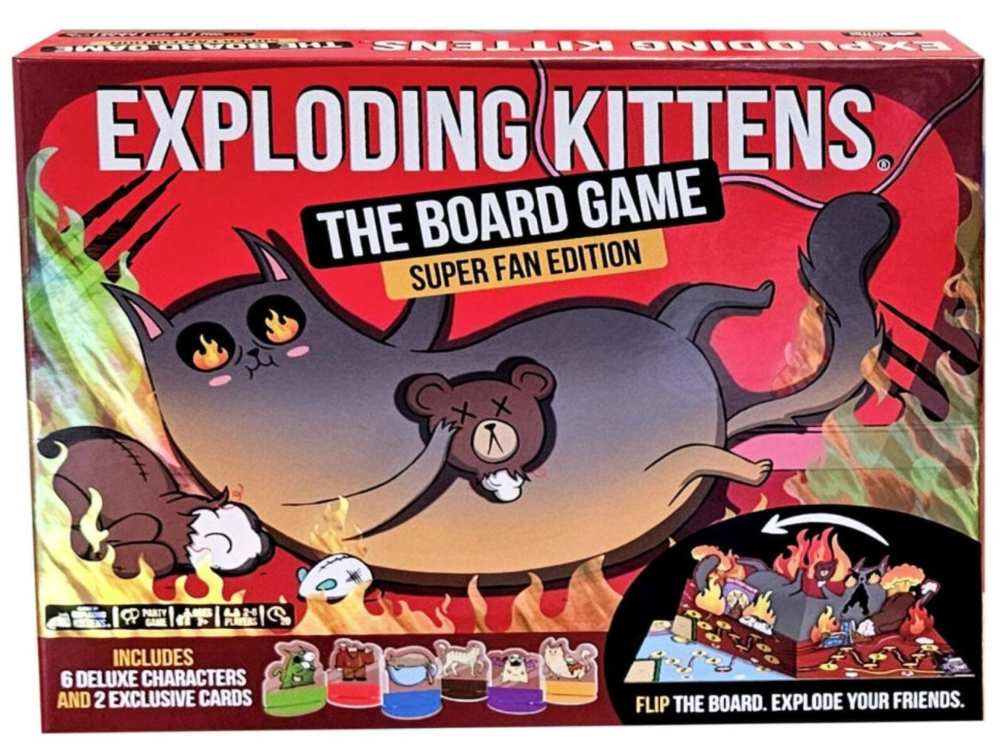 Exploding Kittens: The Boardgame | Super Fan Edition (with Promo)