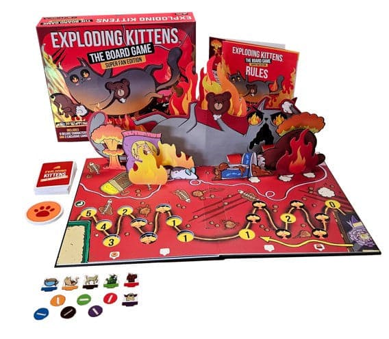 Exploding Kittens: The Boardgame | Super Fan Edition (with Promo)