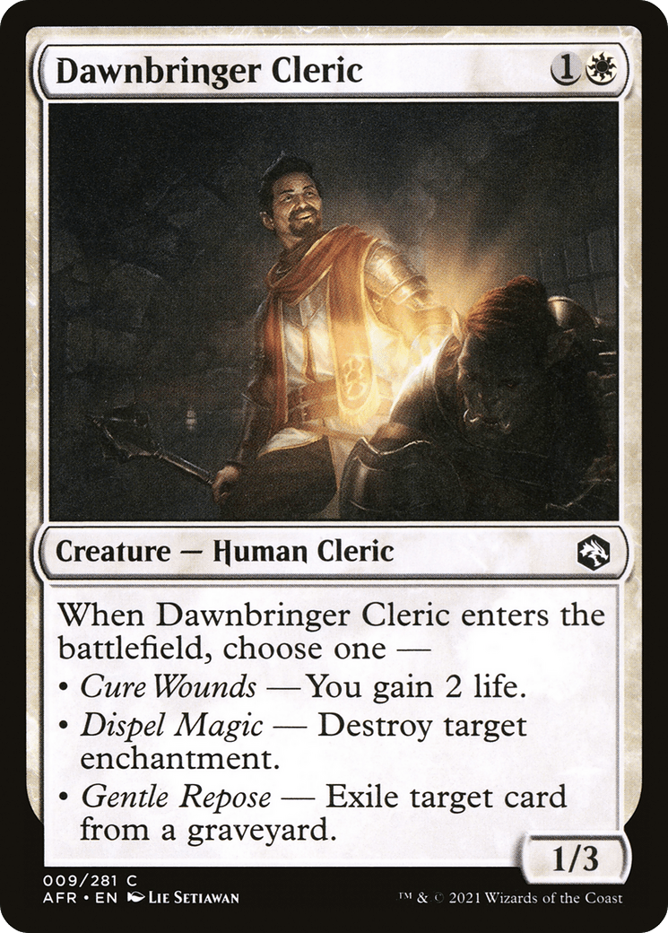 Dawnbringer Cleric [Dungeons & Dragons: Adventures in the Forgotten Realms] Foil