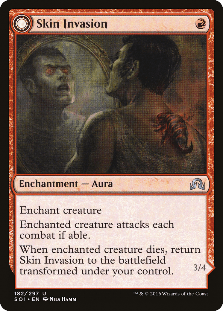 Skin Invasion // Skin Shedder [Shadows over Innistrad] Foil