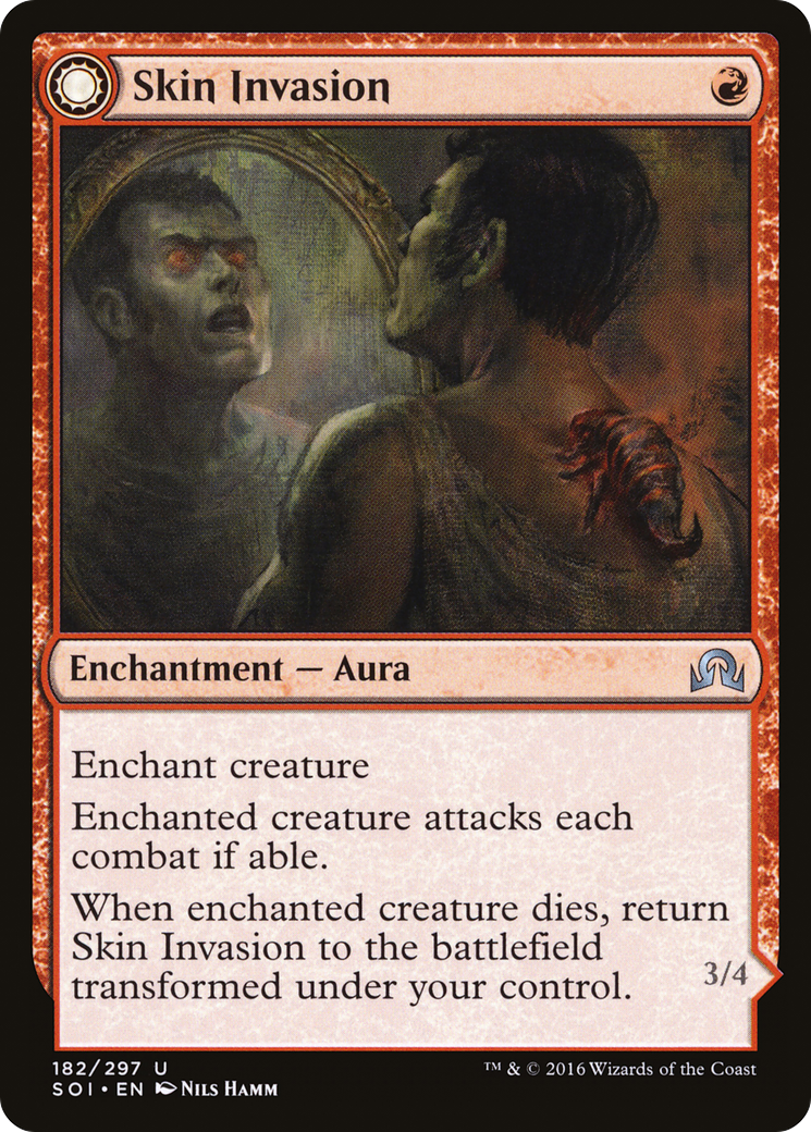 Skin Invasion // Skin Shedder [Shadows over Innistrad] Foil