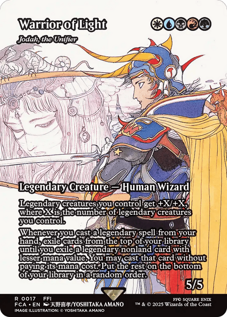 Warrior of Light - Jodah, the Unifier (Showcase) (017) [FINAL FANTASY: Through the Ages]  Foil