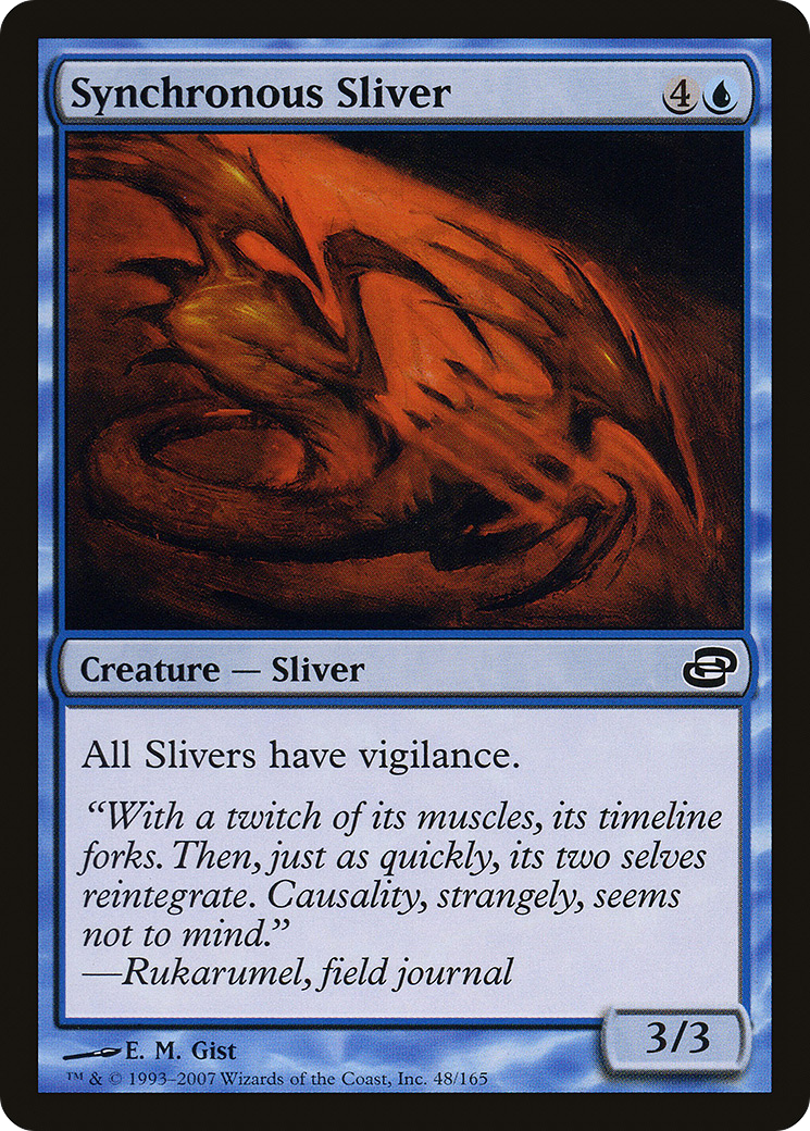 Synchronous Sliver [Planar Chaos] Foil