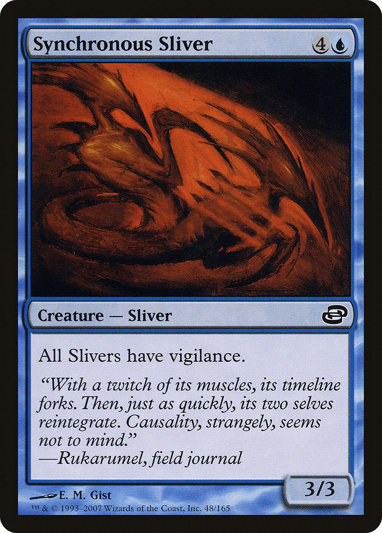 Synchronous Sliver [Planar Chaos] Foil