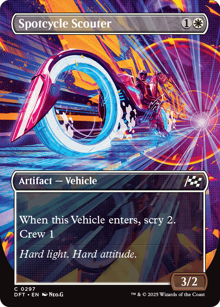 Spotcycle Scouter |  Foil (297) [Aetherdrift]