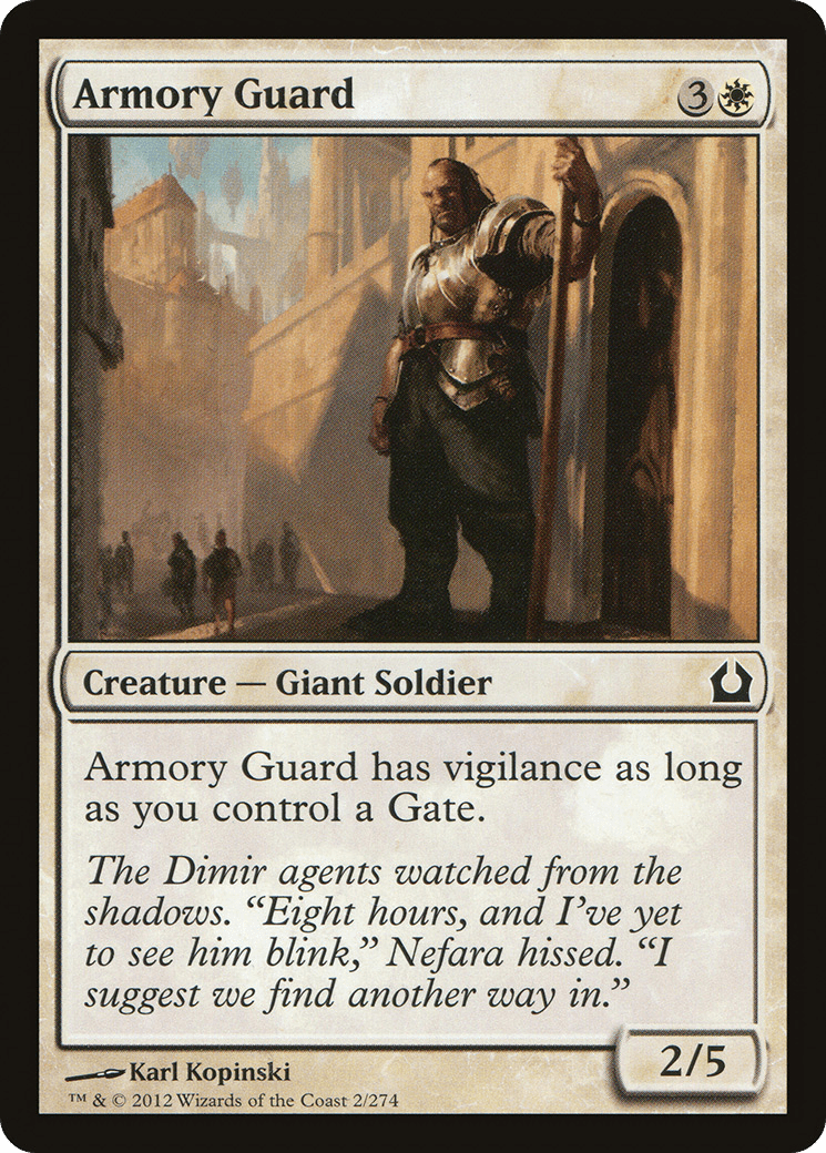 Armory Guard [Return to Ravnica] Foil