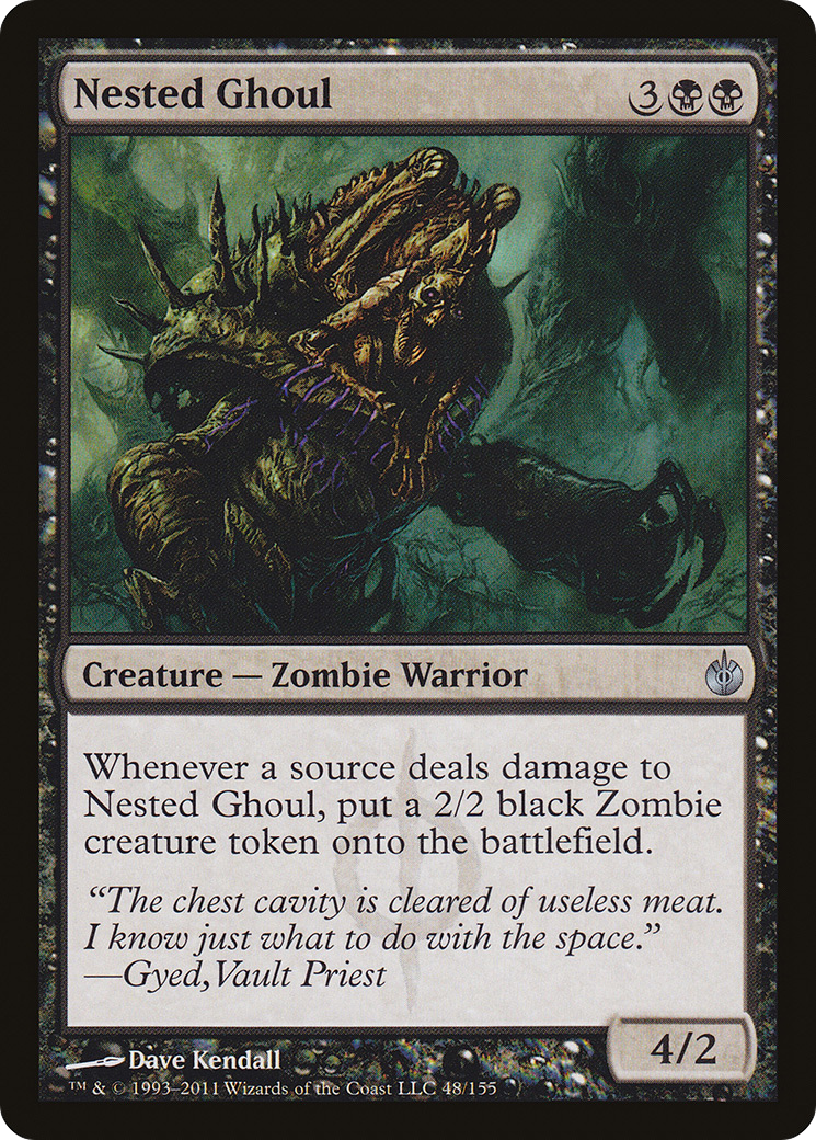Nested Ghoul [Mirrodin Besieged] Foil