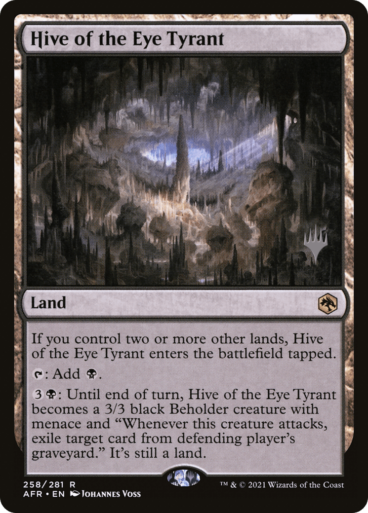 Hive of the Eye Tyrant (Promo Pack) [Dungeons & Dragons: Adventures in the Forgotten Realms Promos] Foil