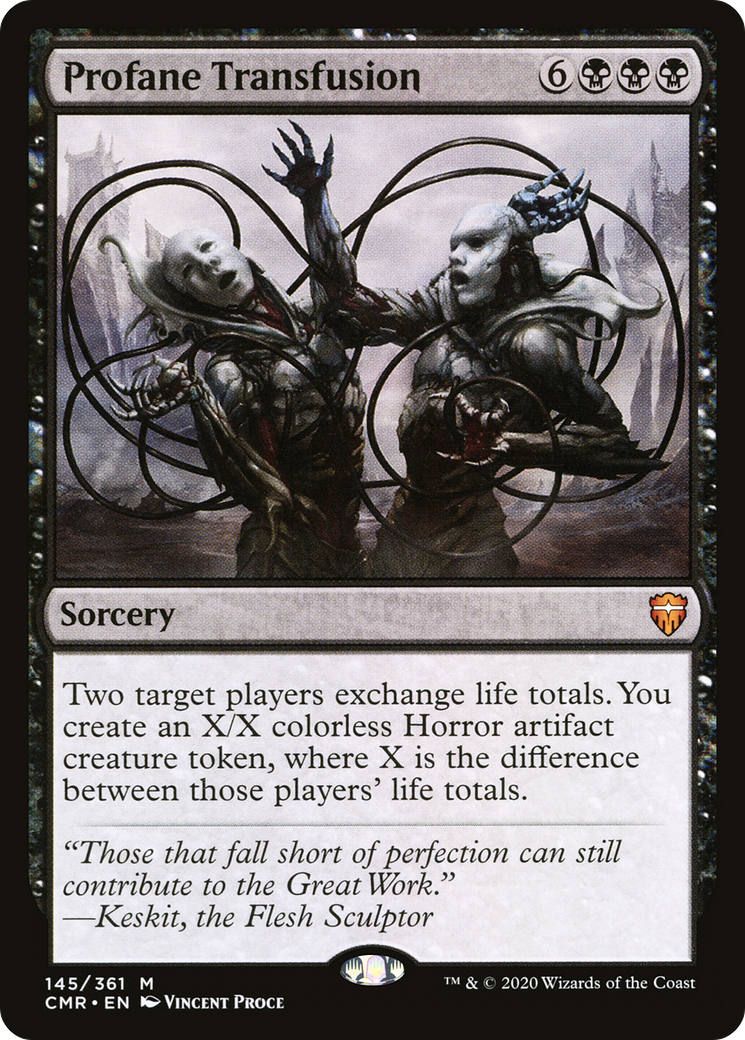 Profane Transfusion [Commander Legends] Foil