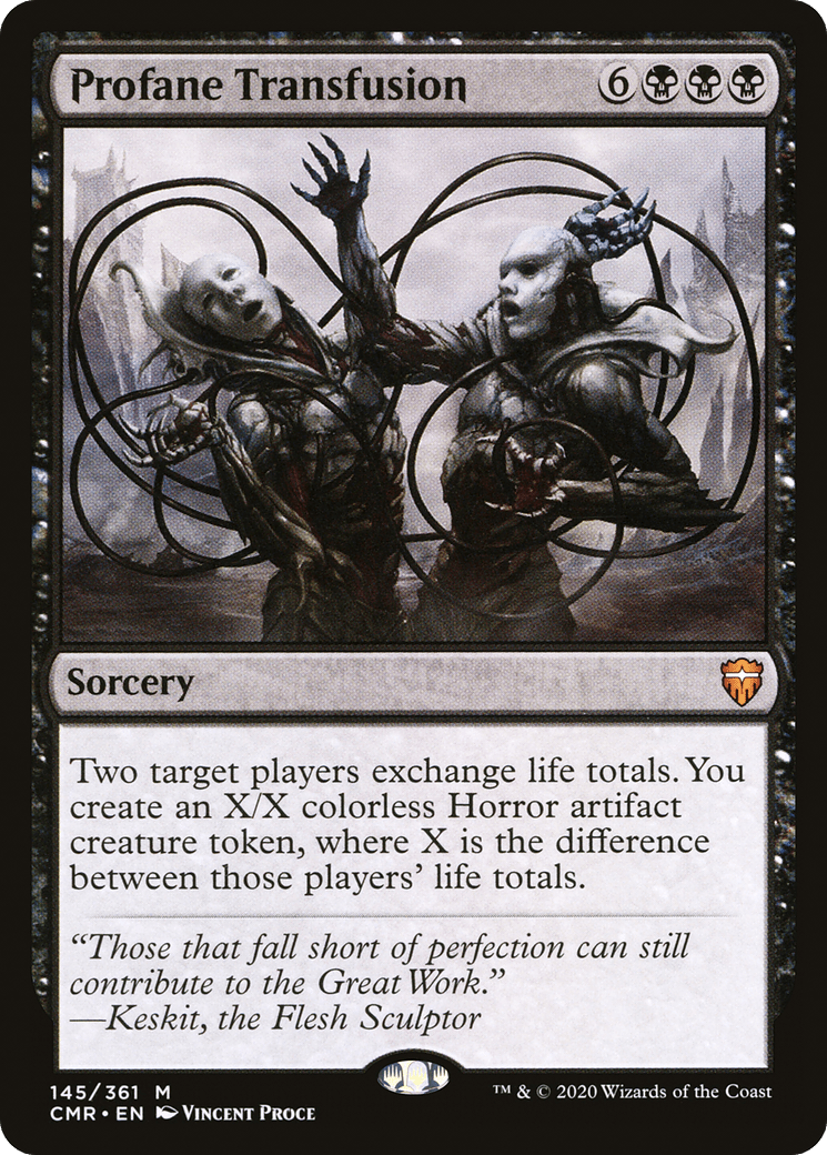 Profane Transfusion [Commander Legends] Foil