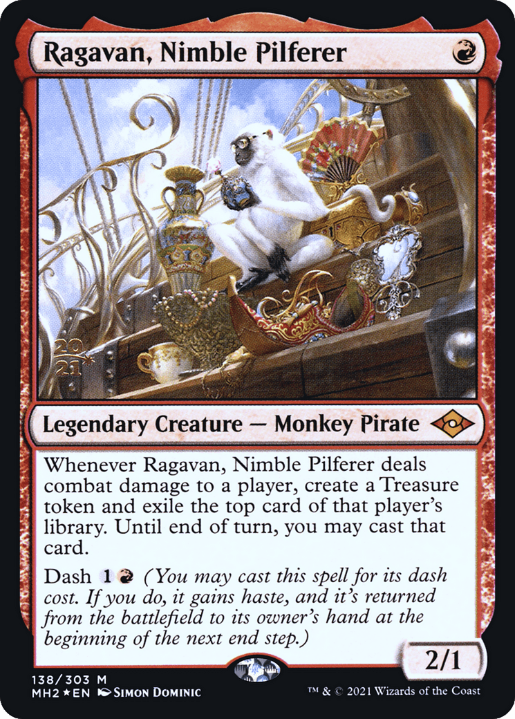 Ragavan, Nimble Pilferer [Modern Horizons 2 Prerelease Promos]