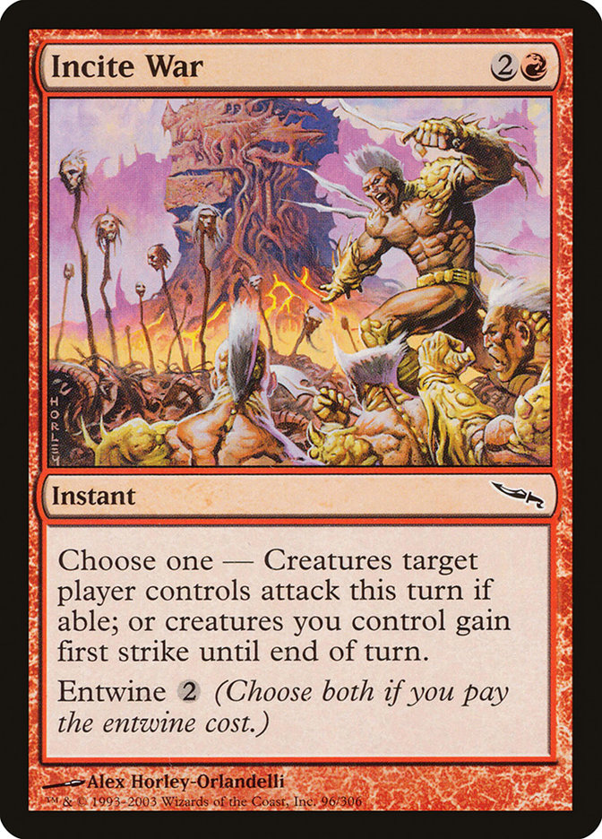 Incite War 96/306 (Mirrodin) 
