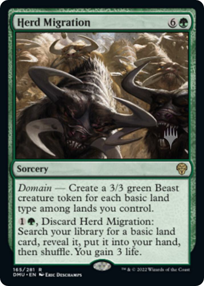 Herd Migration 165p/161 (Promo Pack: Dominaria United) 