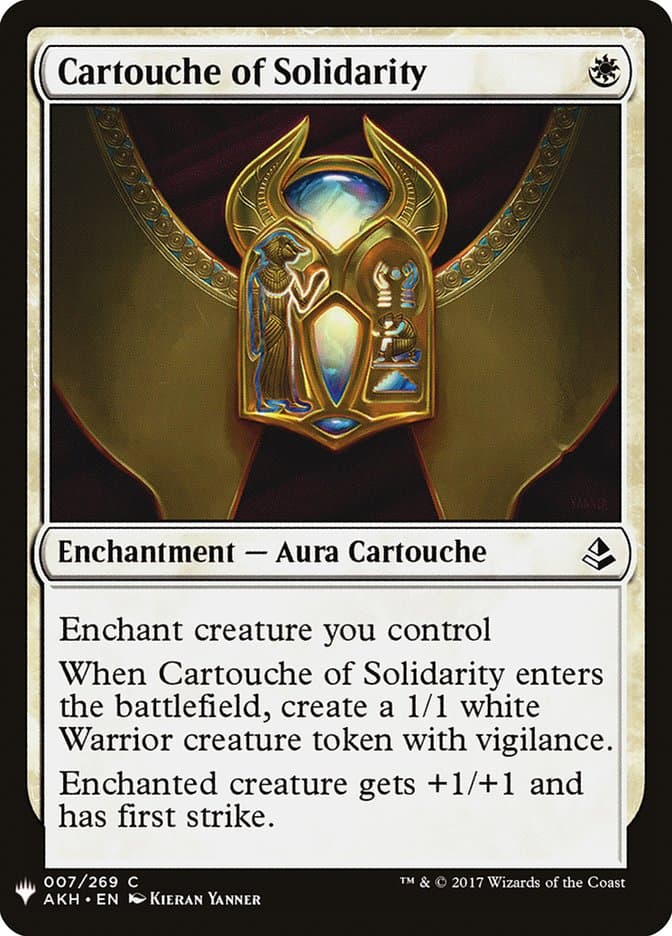 Cartouche of Solidarity |  (AKH-7) [The List]