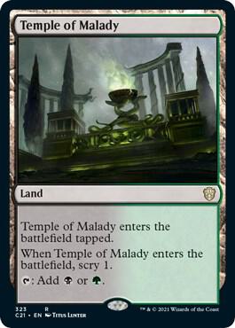 Temple of Malady 323/81 (Commander 2021) 