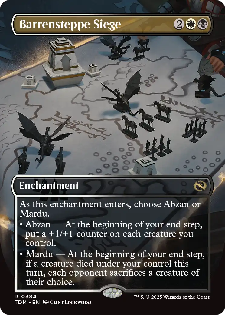 Barrensteppe Siege (Borderless) (384) [Tarkir: Dragonstorm]