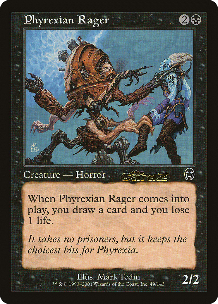 Phyrexian Rager (049) [Media and Collaboration Promos]  Foil