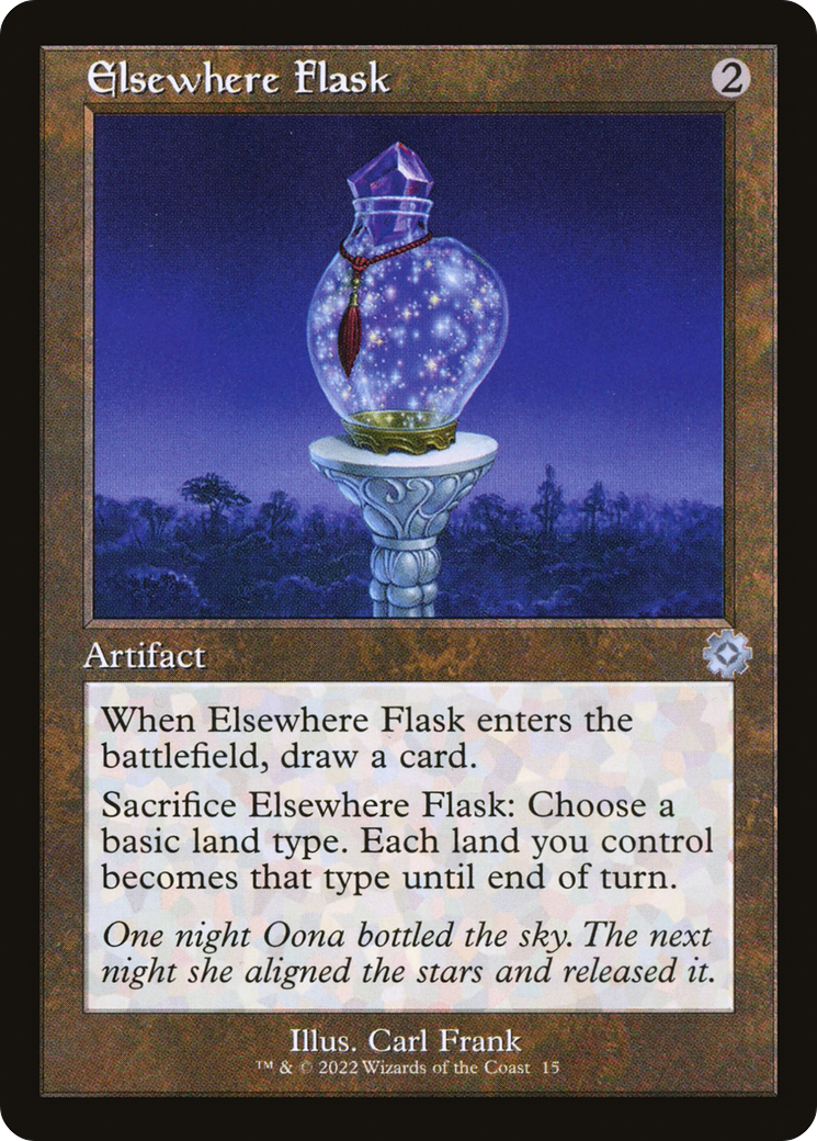 Elsewhere Flask (Retro) [The Brothers' War Retro Artifacts] Foil