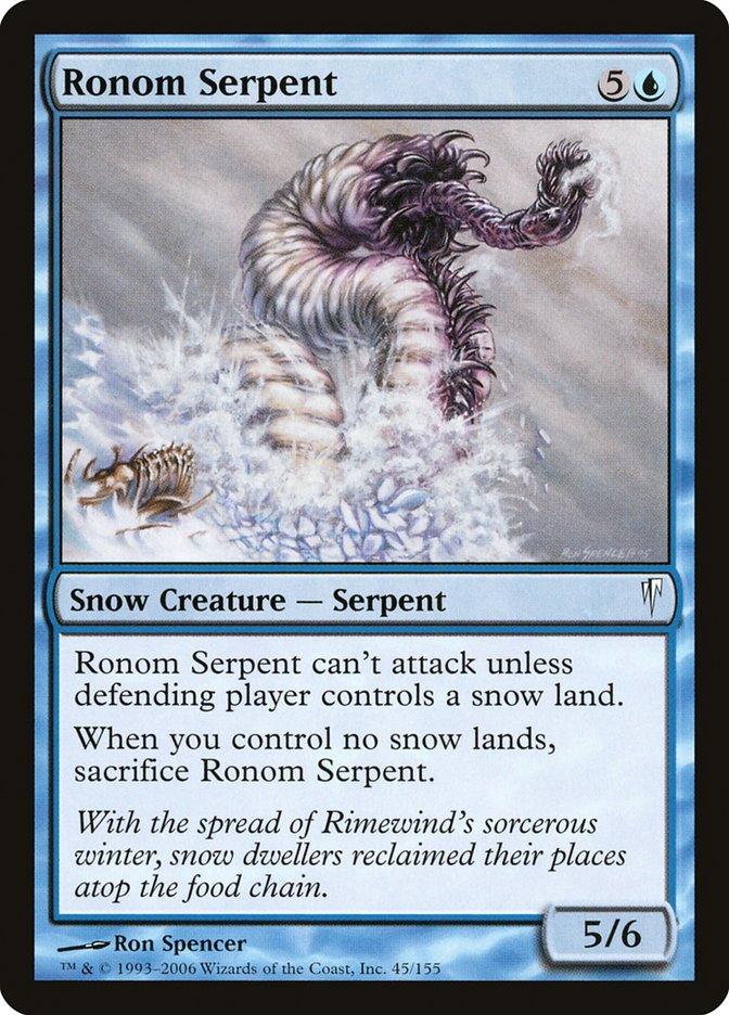 Ronom Serpent 45/155 (Coldsnap) 