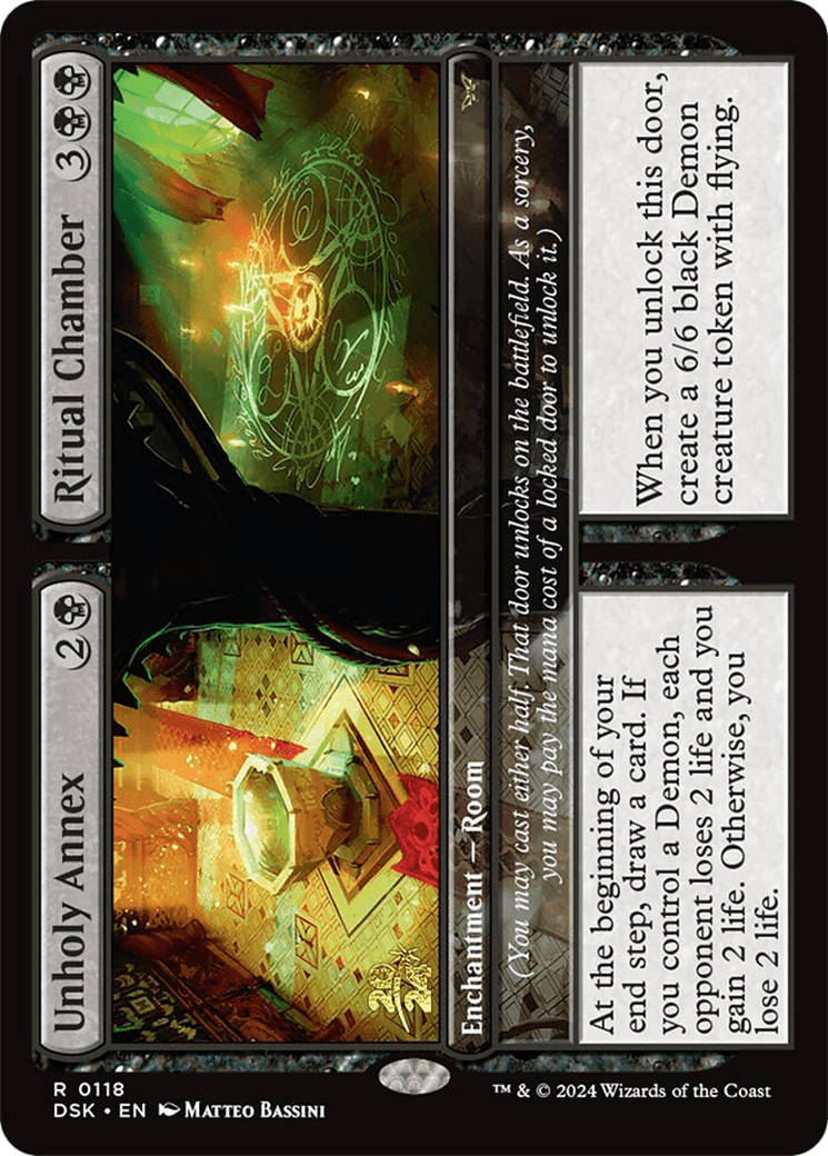 Unholy Annex // Ritual Chamber [Duskmourn: House of Horror Prerelease Promos]